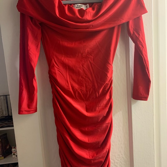 Tiger mist move over mini dress in red - Picture 3 of 4